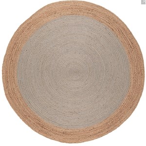 Tapis rond jute naturelle arfo