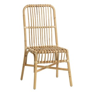 Chaise en rotin vintage