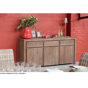 Buffet en teck recyclé