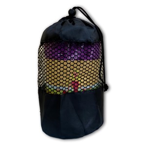 Serviette tapis yoga antidérapante viole