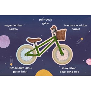 Draisienne moonbug vert prairie bobbin  Vert