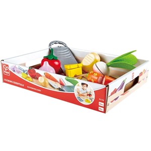 Aliments à découper et ustensiles