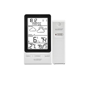 Station météo, alertes, confort , noir