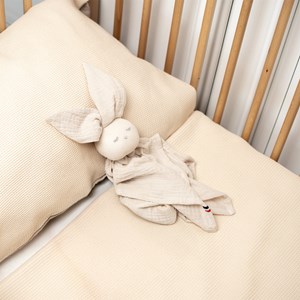 Couverture été coton nid d'abeille