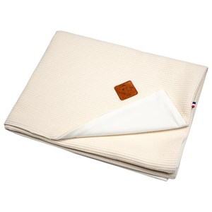 Couverture été coton nid d'abeille