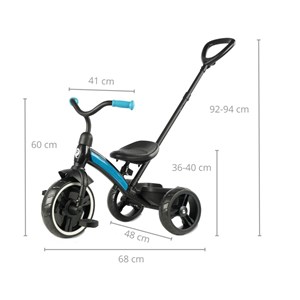 Tricycle qplay elite plus nouveau bleu