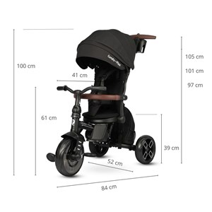 Tricycle qplay comfo max noir