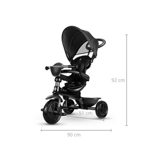 Tricycle qplay cosy - noir
