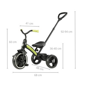 Tricycle qplay elite plus nouveau vert