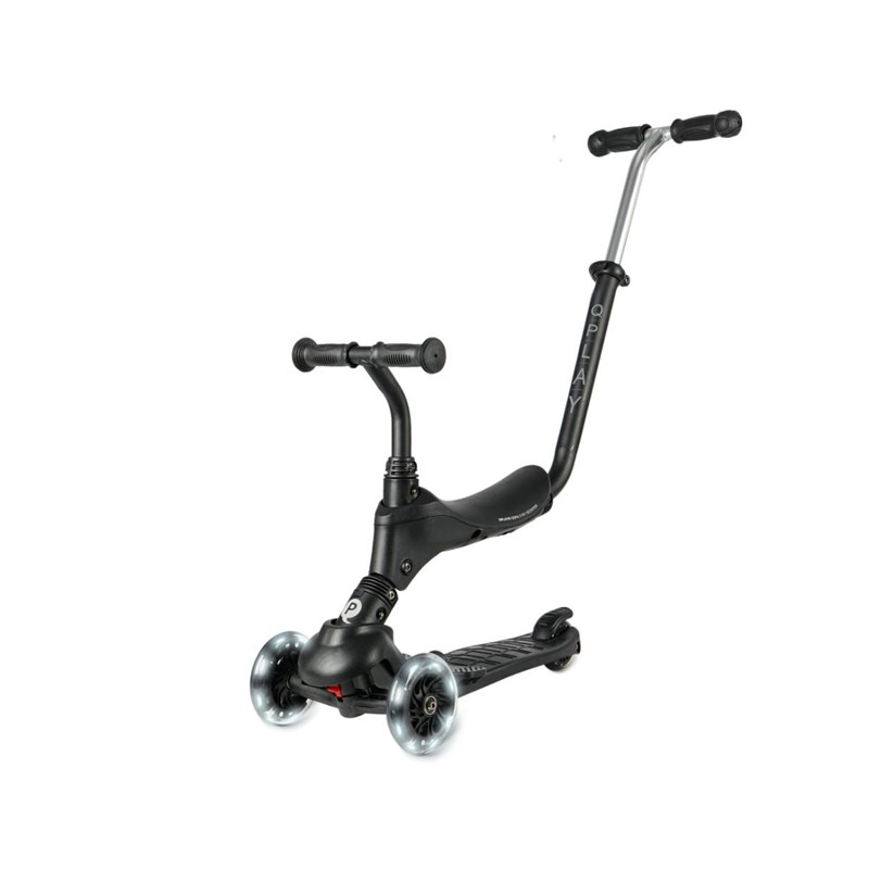 Qplay - Trottinette qplay sema pro 3-en-1 noir