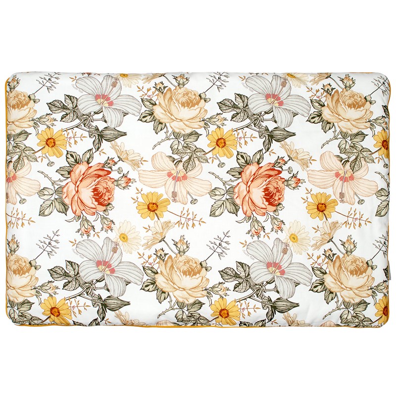 Sevira Kids - Oreiller plat réversible coton beige 60