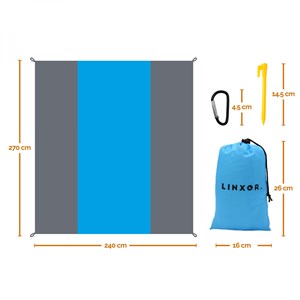 Tapis de plage anti-sable imperméable