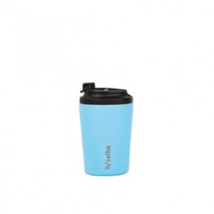 Mug isotherme yo' coffee 260 ml - bleu