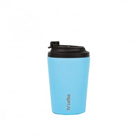 Mug isotherme yo' coffee 350 ml - bleu