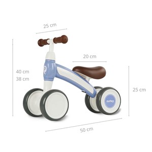 Porteur qplay cutey rétro bleu