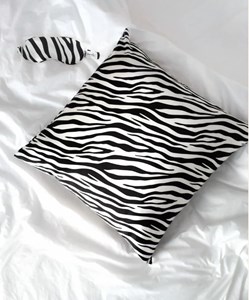 Taie d'oreiller soie zebra 65x65