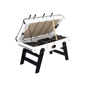 Baby foot bistrot blanc avec monnayeur