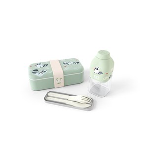 Coffret cadeau enfants lunch box raccoon
