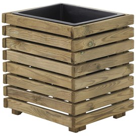 Jardinière en bois traité horizon