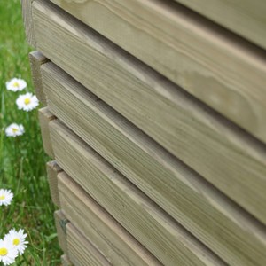 Jardinière en bois traité horizon