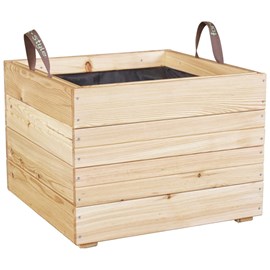 Bac à fleurs en bois mélèze freya