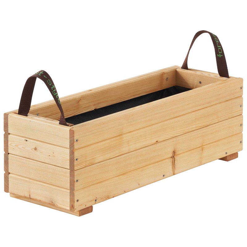 Bac à fleurs en bois mélèze freya