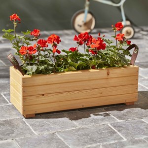 Bac à fleurs en bois mélèze freya