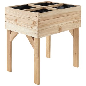 Carré potager en bois mélèze freya