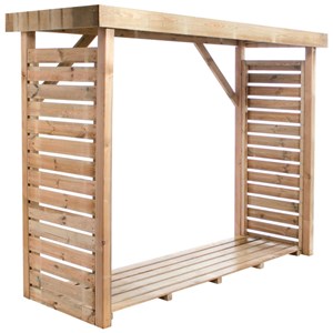 Abri-bûches en bois dallas