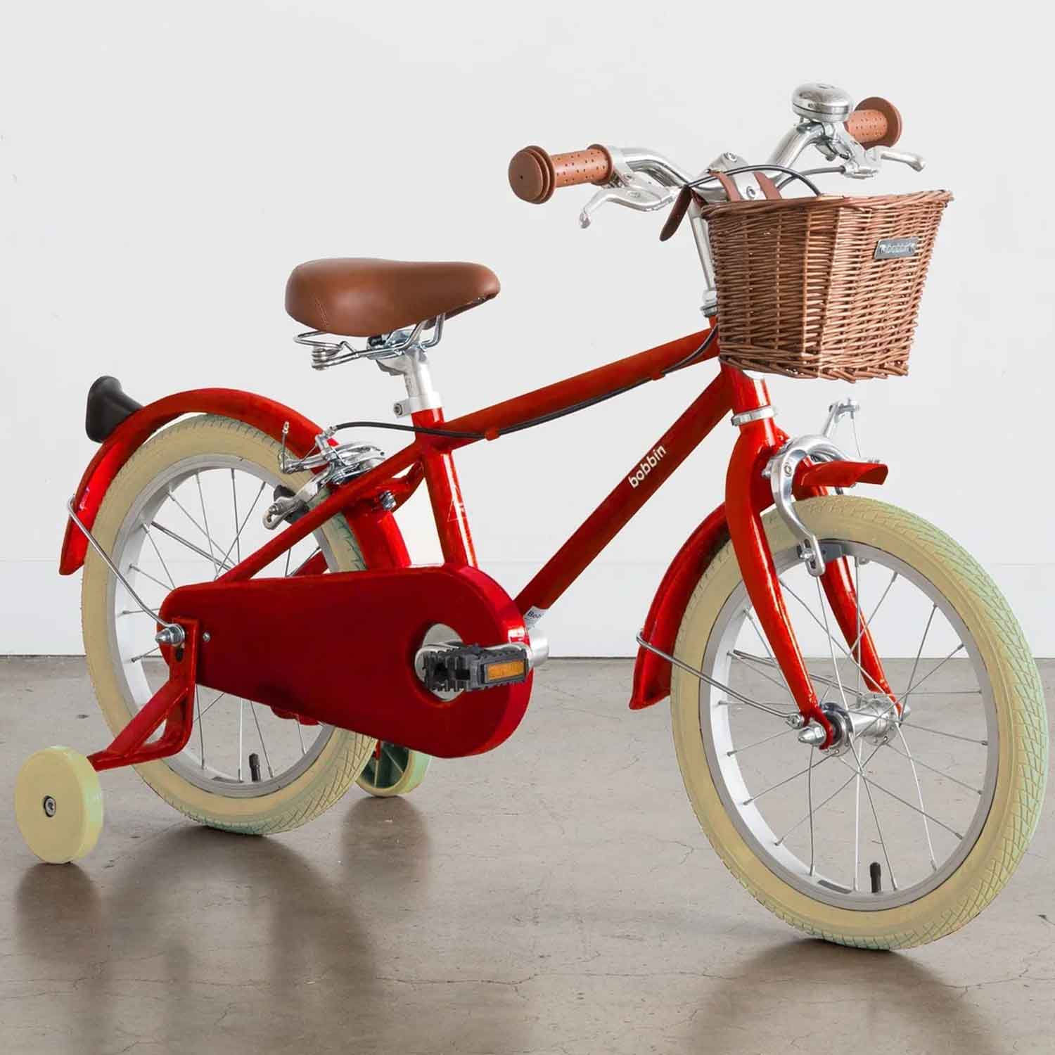 6Y3390 Miniature décorative Vélo 16x6x10 cm Rouge Fer Plastique