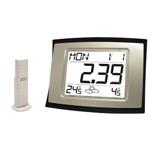 Horloge murale avec météo