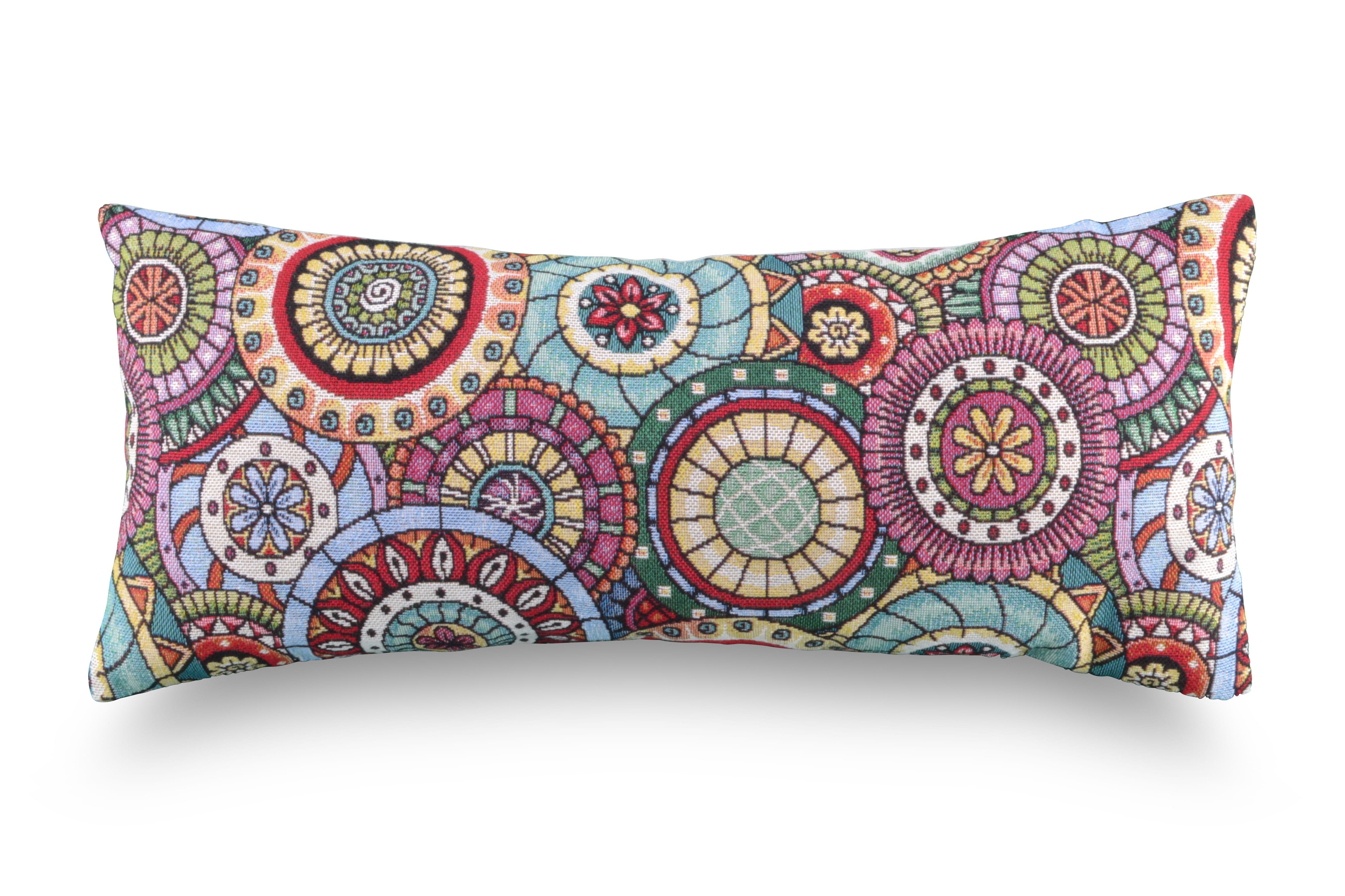 Zafu Meditation Cushion - Hemp, Round, Mandala Design - Made in USA – Bean  Products