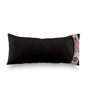 Zafu de voyage mandala noir