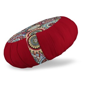 Zafu mandala rouge