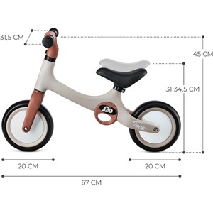 Draisienne en metal tove beige