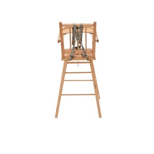 Chaise haute andré fixe vernis naturel