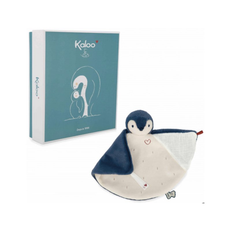 Doudou manchot - bleu - kaloo