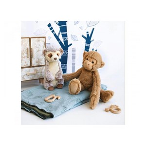 Peluche suricate beige - 25 cm ho2954