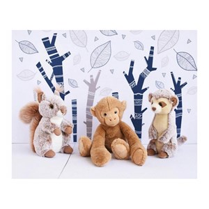 Peluche suricate beige - 25 cm ho2954