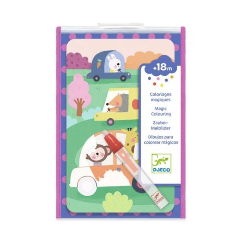 Coloriage magique - en route