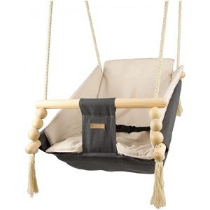 Bascule pour bébé couleur gris-beige