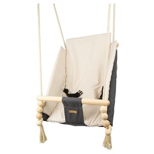 Bascule pour bébé couleur gris-beige