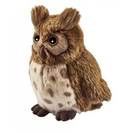 Hibou peluche anima 18 cm
