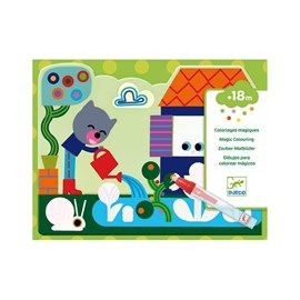 Coloriage a l eau cache dans le jardin