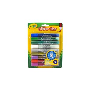 Colle pailletee - 9 tubes