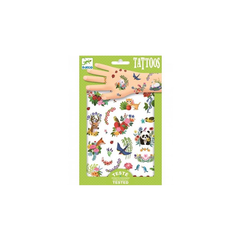 Tatouage happy spring - maquillage