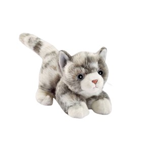 1965 chaton joueur gris 20 cm