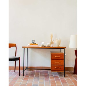 Yvan, le bureau en métal et bois n°136