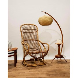Martin, le grand fauteuil en rotin n°54