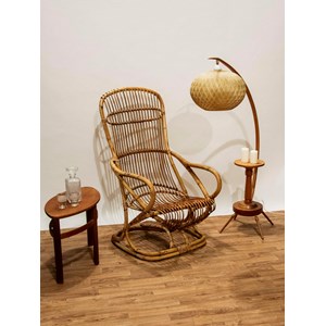 Martin, le grand fauteuil en rotin n°54